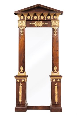 Lot 384 - Swedish Neoclassical Mahogany and Parcel-Gilt...