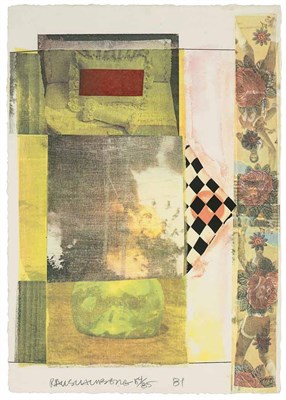 Lot 199 - Robert Rauschenberg ARCANUM III Hand-colored...