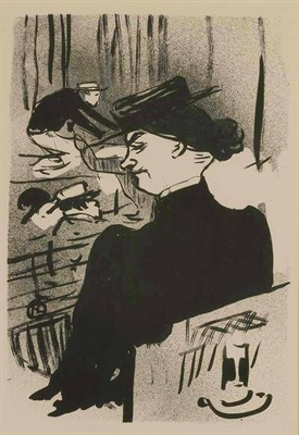 Lot 230 - Henri de Toulouse-Lautrec UNE SPECTATRICE...