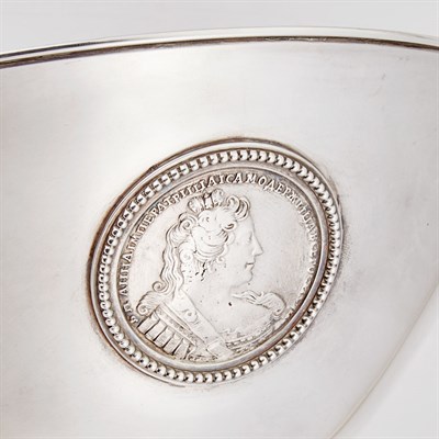Lot 707 - Fabergé Silver Bowl With the workmaster's mark...