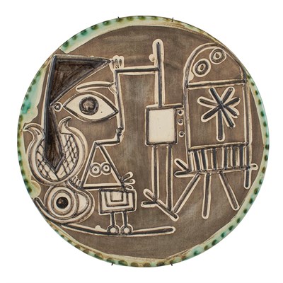 Lot 179 - Pablo Picasso JACQUELINE AU CHEVALET (A.R....