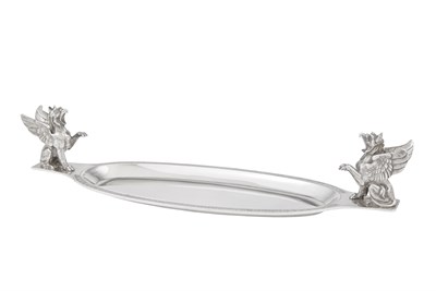 Lot 705 - Fabergé Silver Tray Moscow, 1908-1917,...