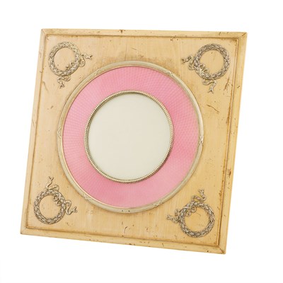 Lot 720 - Fabergé Silver-Gilt Mounted, Guilloché Enamel...