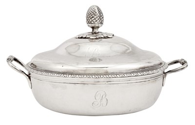 Lot 1178 - French Louis XVI Silver Ecuelle and Cover Jean...