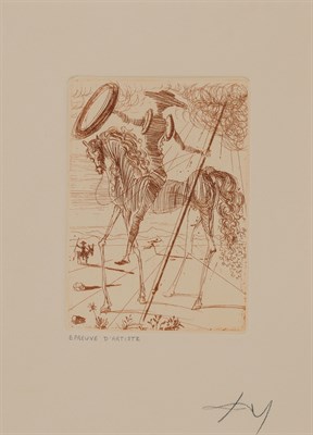 Lot 2117 - Salvador Dalí (1904-1989) DON QUIXOTE (FIELD...