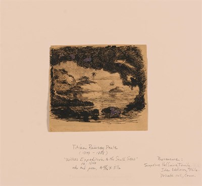 Lot 7 - Titian Ramsay Peale American, 1799-1885...
