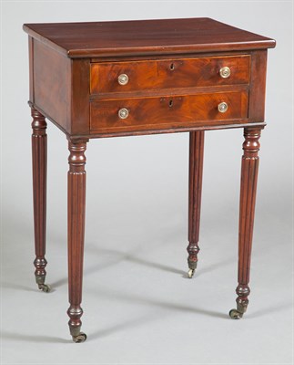 Lot 288 - Classical Mahogany Work Table Early 19th...