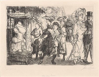 Lot 215 - John Sloan (1871-1951) THE SHOW CASE; THE...