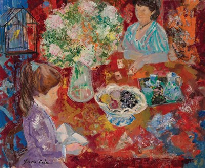 Lot 51 - Emilio Grau-Sala Spanish, 1911-1975 Interieur,...