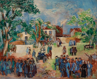 Lot 25 - Jean Dufy French, 1888-1964 Marche au Limousin,...