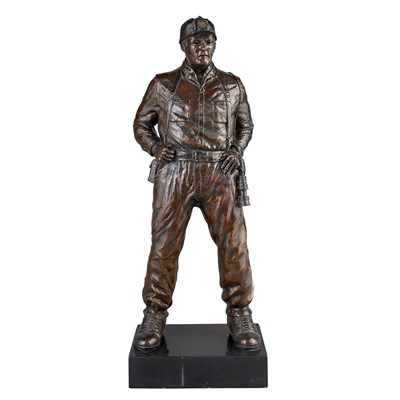 Lot 77 - Burl Jones American, 20th Century Miner, 2003...