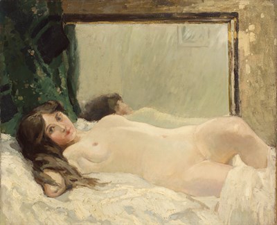 Lot 87 - George Elmer Browne American, 1871-1946 Nude...