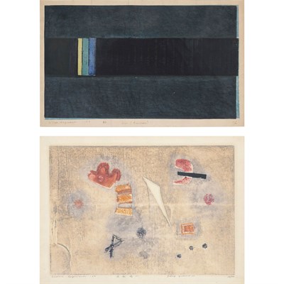 Lot 148 - Hideo Hagiwara (1913-2007) IRIS (RAINBOW);...