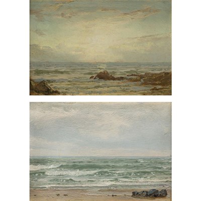 Lot 18 - William Trost Richards American, 1833-1905 (i)...