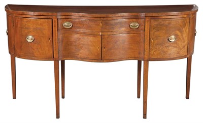 Lot 128 - Federal Inlaid Mahogany Sideboard Philadelphia...