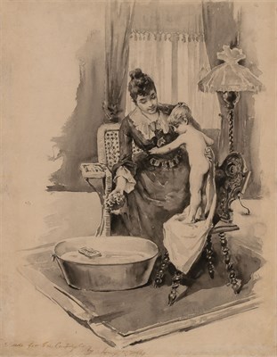 Lot 1093 - Irving Ramsey Wiles American, 1861-1948 Mother...