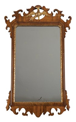Lot 101 - Chippendale Mahogany Parcel Gilt Mirror 18th...