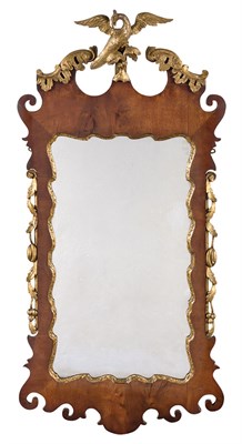 Lot 109 - Federal Mahogany Parcel Gilt Mirror Late 18th...