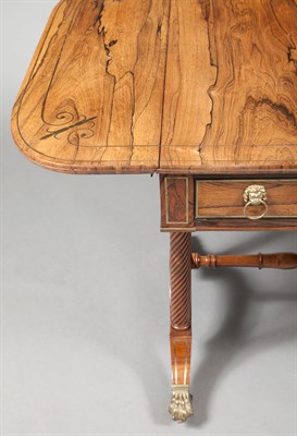 Lot 299 - Regency Brass-Inlaid Rosewood Sofa Table First...