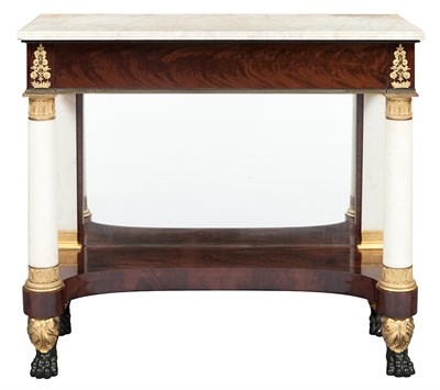 Lot 120 - Classical Gilt-Bronze Mounted Mahogany and...
