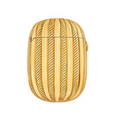 Lot 284 - Gold and Ruby Cigarette Case, Bulgari