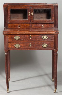 Lot 348 - Louis XVI Plum Pudding Mahogany Bonheur du...