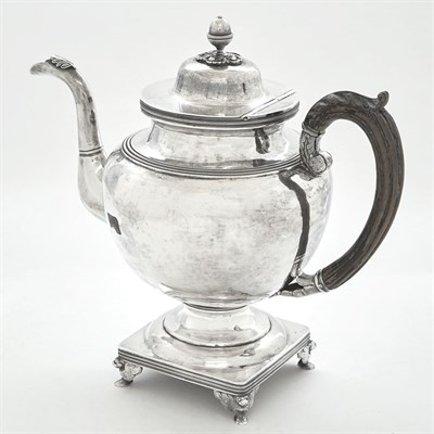 Lot 166 - American Silver Teapot Edward Lownes,...