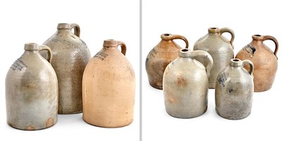Lot 130 - Estate of Leo Hershkowitz Group of Eight Salt...