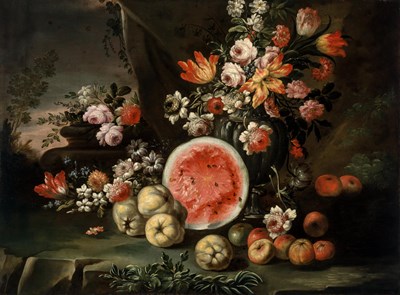 Lot 56 - Attributed to Michele Antonio Rapous Still...