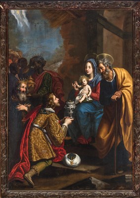 Lot 82 - Italian School 19th Century The Adoration of...
