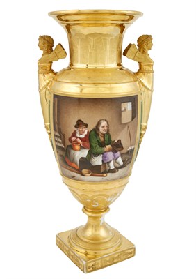 Lot 165 - Russian Porcelain Two-Handled Vase