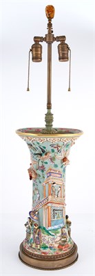Lot 218 - Chinese Export Celadon Glazed Porcelain Vase...