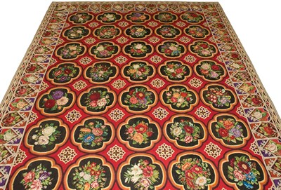 Lot 470 - French Needlepoint Rug France, late 19th...