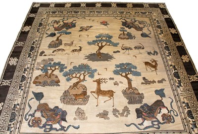 Lot 477 - Chinese Carpet China, last quarter of the 19th...