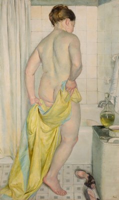 Lot 40 - John Koch American, 1909-1978 Woman Bathing...