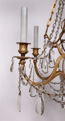 Lot 368 - Louis XVI Style Cut-Glass and Gilt-Metal...