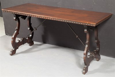 Lot 1329 - Renaissance Style Walnut and Wrought Iron...