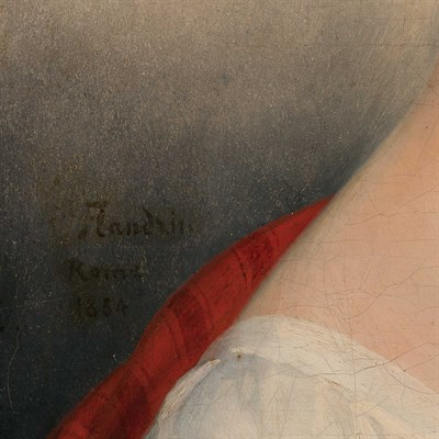 Lot 72 - Attributed to Jean Hippolyte Flandrin A Lady...