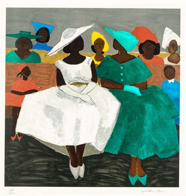 Lot 84 - Jonathan Green FIRST SUNDAY Color lithograph,...
