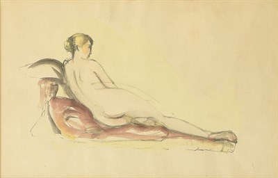 Lot 39 - Robert Henri American, 1865-1929 Reclining...