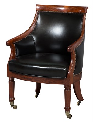 Lot 266 - George IV Mahogany Bergère Second quarter 19th...
