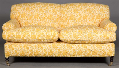 Lot 421 - George Smith Cotton Slip Covered Upholstered...