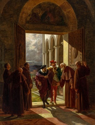 Lot 93 - Enrico Fanfani Italian, 1824-1885 The...