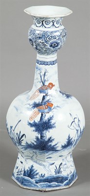Lot 429 - Delft Pottery Oversize Vase Height 24 1/2...