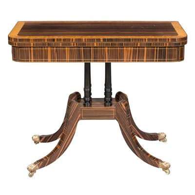 Lot 298 - Regency Style Calamander, Satinwood and...