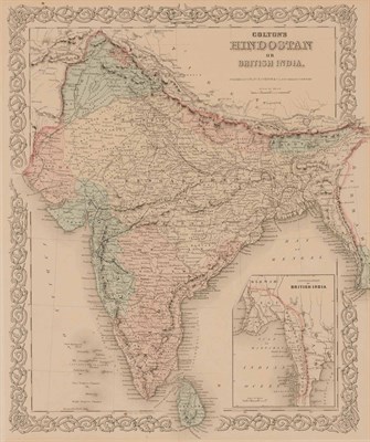 Lot 217 - [MAPS] Group of seven framed maps of the...