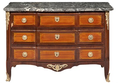 Lot 366 - Louis XV/XVI Transitional Gilt-Bronze-Mounted...