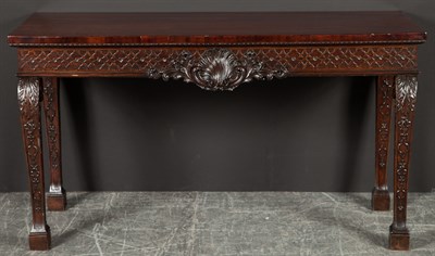 Lot 235 - George III Mahogany Side Table The rectangular...