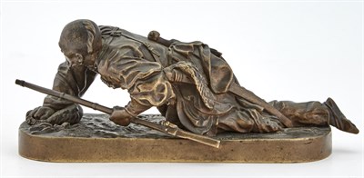 Lot 137 - Russian Bronze Model of Circassian Ambush Cast...
