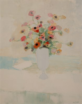 Lot 2089 - Roger Muhl French, 1929-2008 Le Bouquet Blanc...